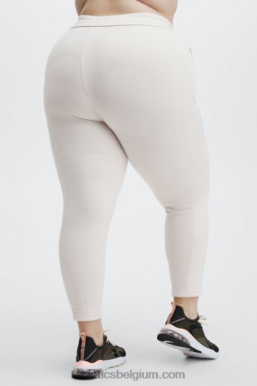 talkpaars/crystal cave/zachtgrijze heide vrouwen milieubewuste slanke joggingbroek Fabletics LH20J59