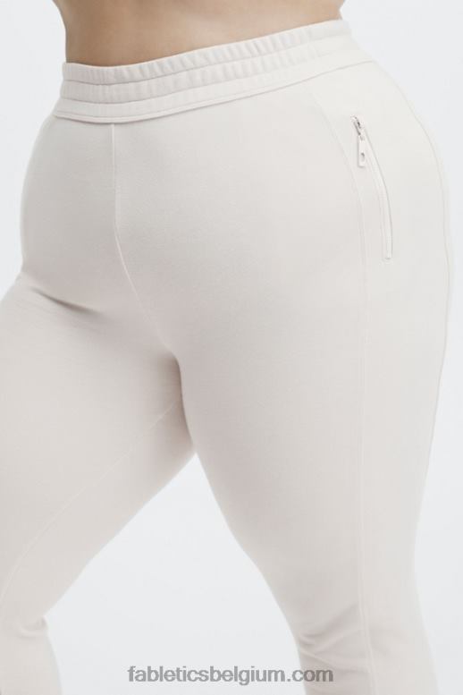 talkpaars/crystal cave/zachtgrijze heide vrouwen milieubewuste slanke joggingbroek Fabletics LH20J59