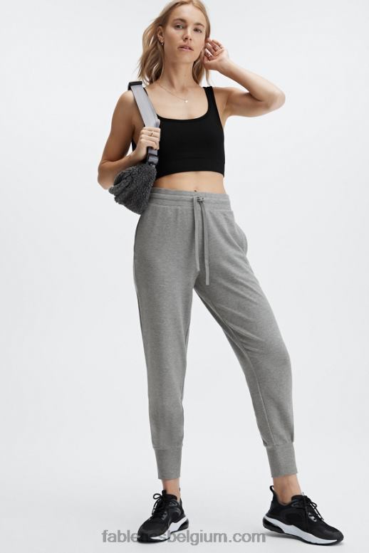 teddy grote camo/latte vrouwen luxe badstof jogger 2 Fabletics LH20J21