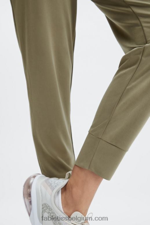 terrazzo/reflecterend logo vrouwen eco gestroomlijnde gebreide broek met trekkoord Fabletics LH20J100