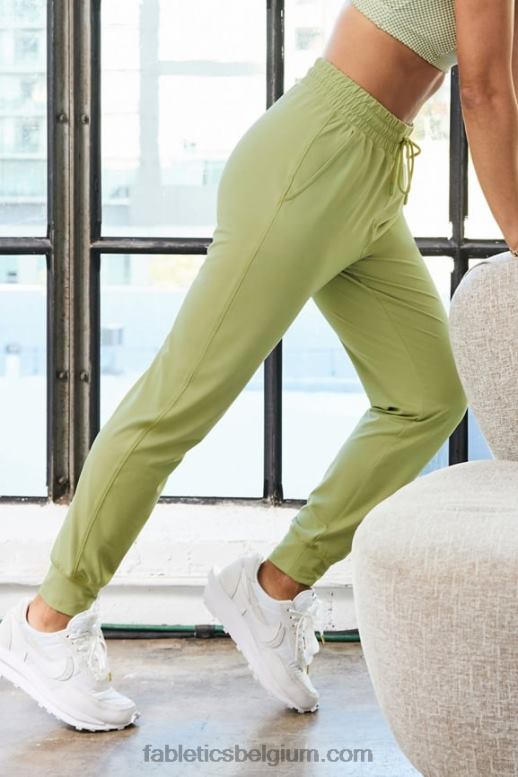 tie-dye spin/afbeelding vrouwen performance jogger met hoge taille Fabletics LH20J40