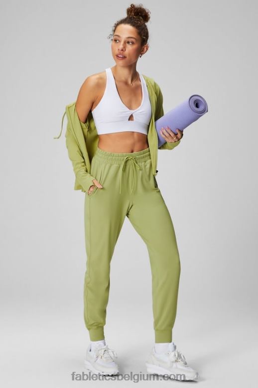 tie-dye spin/afbeelding vrouwen performance jogger met hoge taille Fabletics LH20J40