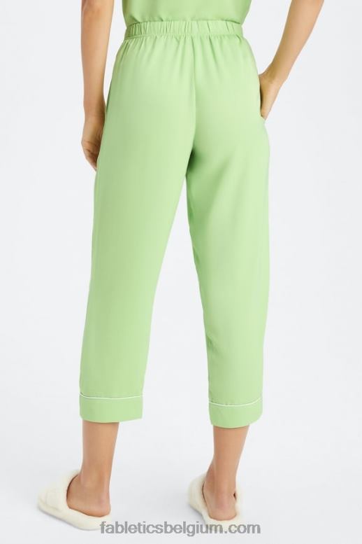 wasabi/reiger vrouwen ecosatin crop broek Fabletics LH20J53