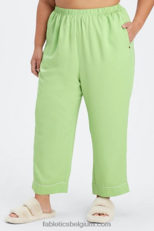wasabi/reiger vrouwen ecosatin crop broek Fabletics LH20J54