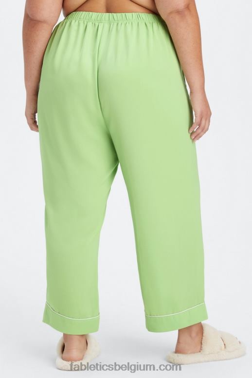 wasabi/reiger vrouwen ecosatin crop broek Fabletics LH20J54