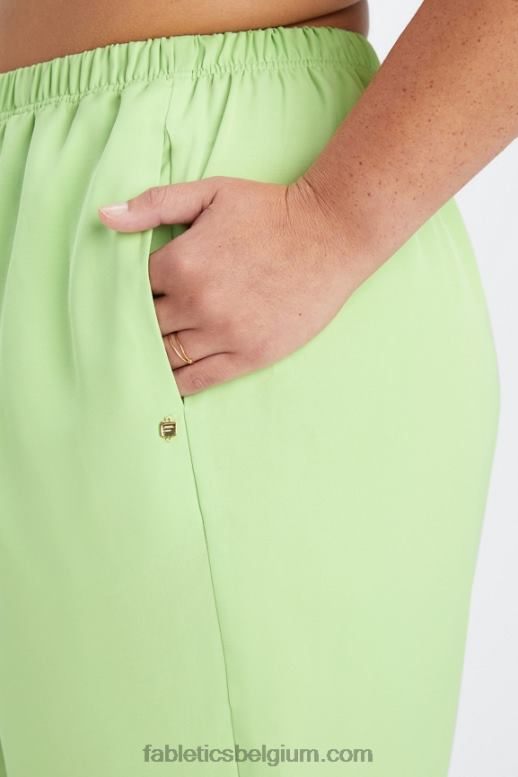 wasabi/reiger vrouwen ecosatin crop broek Fabletics LH20J54