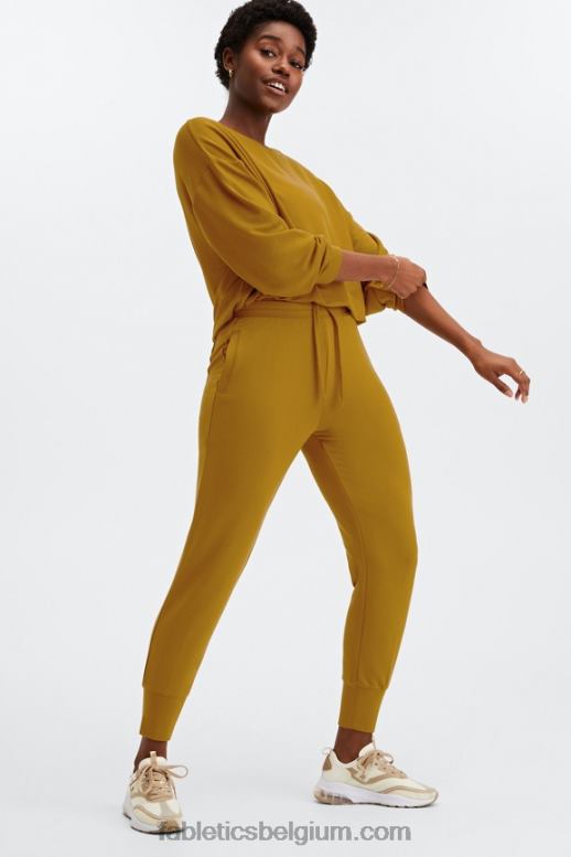 wasabi/reiger vrouwen luxe badstof jogger 2 Fabletics LH20J18