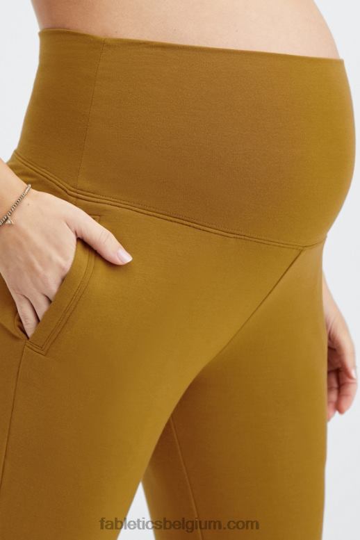 wit/microstip/gevlekt vrouwen zwangerschapsjoggingbroek van badstof Fabletics LH20J178