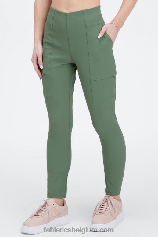 woestijn/blauwe steen vrouwen hybride cargobroek Fabletics LH20J114