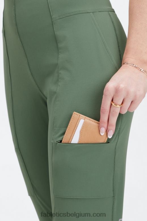 woestijn/blauwe steen vrouwen hybride cargobroek Fabletics LH20J114