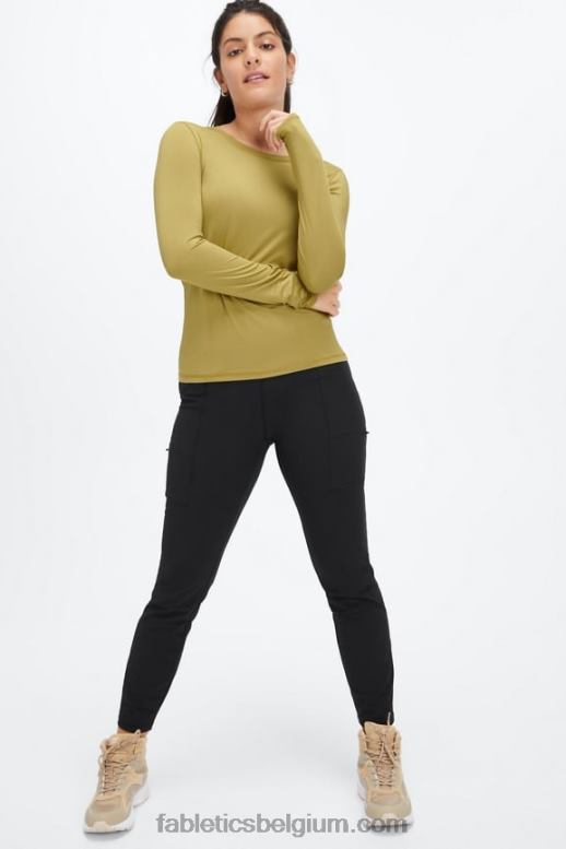 woestijn/blauwe steen vrouwen hybride cargobroek Fabletics LH20J115