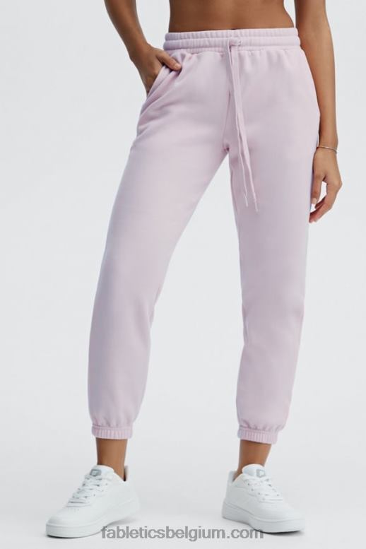zwart/citroencrème vrouwen eco go-to klassieke joggingbroek Fabletics LH20J94