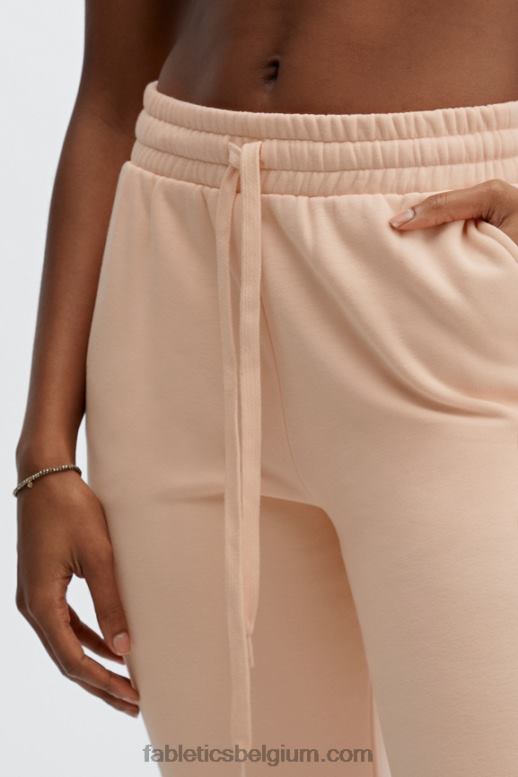 zwart/citroencrème vrouwen eco go-to klassieke joggingbroek Fabletics LH20J95