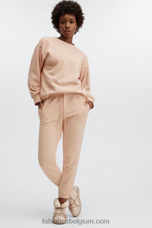 zwart/citroencrème vrouwen eco go-to klassieke joggingbroek Fabletics LH20J95