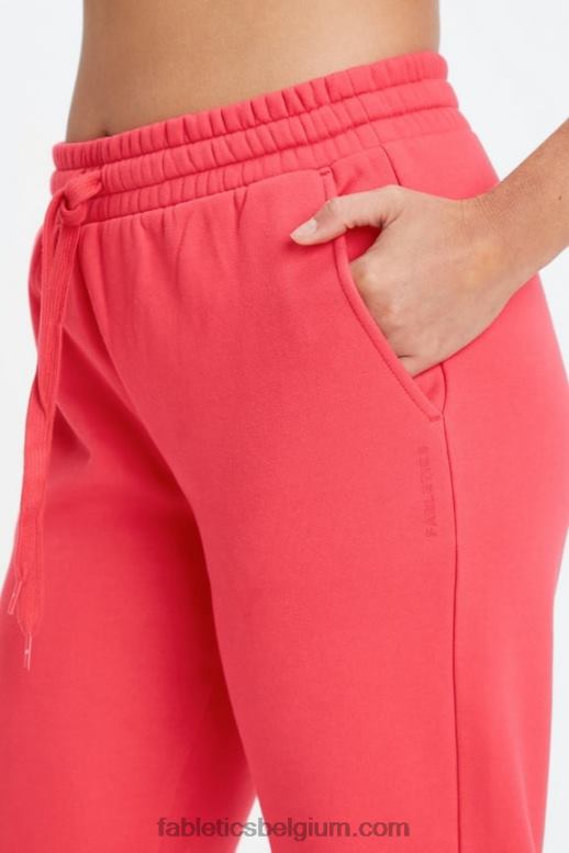 zwart/gebrand oker golvende leo vrouwen eco go-to klassieke joggingbroek Fabletics LH20J91