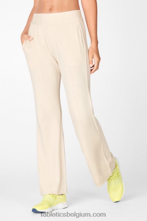 zwart/klassiek wit vrouwen Flare joggingbroek Fabletics LH20J213