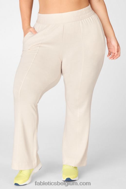 zwart/klassiek wit vrouwen Flare joggingbroek Fabletics LH20J214