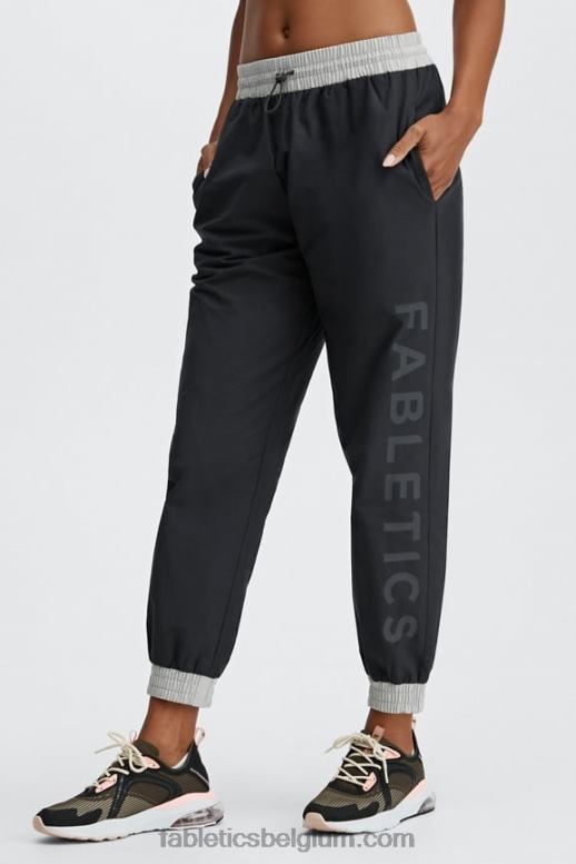 zwart/multi vrouwen kora trainingsbroek Fabletics LH20J163