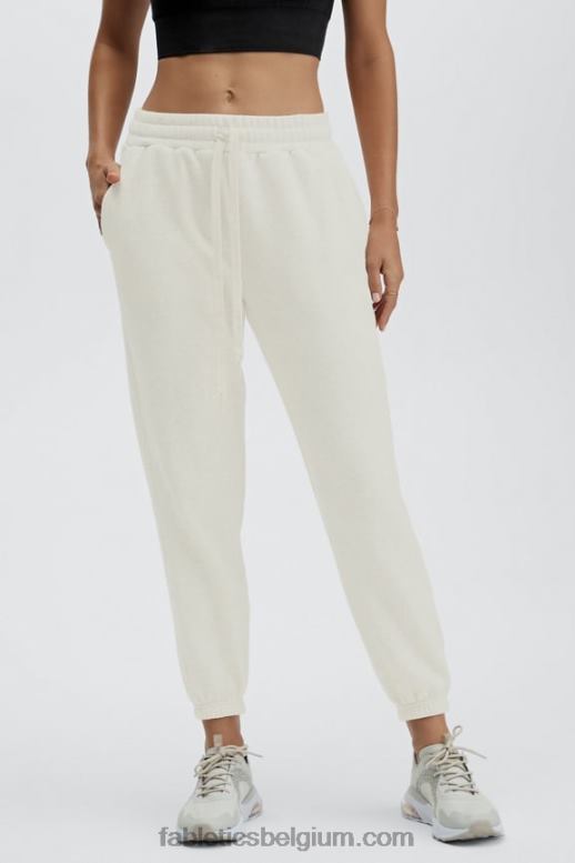 zwart wit vrouwen klassieke joggingbroek Fabletics LH20J165