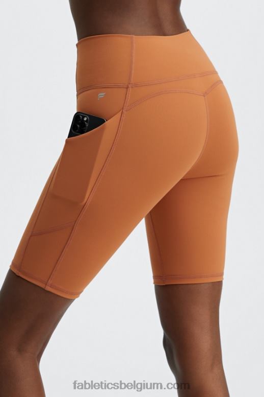afgrond / vermiljoen vrouwen oasis broekzak met hoge taille 9 Fabletics LH20J522
