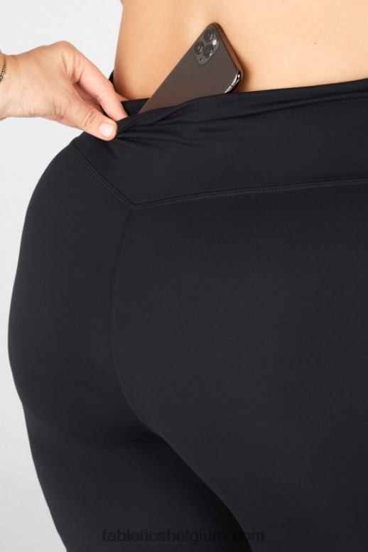 as/zwart vrouwen overal motion365 hoog getailleerde 9'' short Fabletics LH20J590