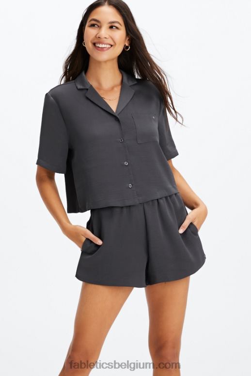 baksteen/vervaagde olijf vrouwen ecosatin slaap kort Fabletics LH20J497