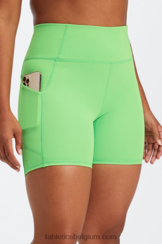 basilicum/grizzly vrouwen oasis pureluxe hoog getailleerde 6'' short 13 Fabletics LH20J299