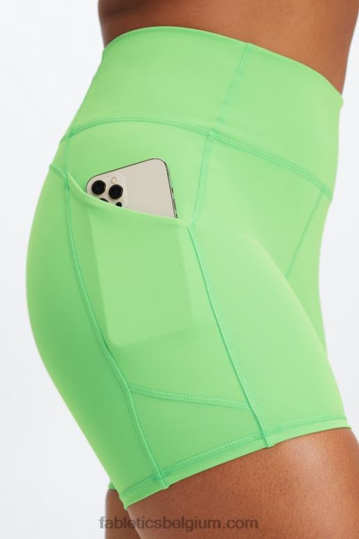 basilicum/grizzly vrouwen oasis pureluxe hoog getailleerde 6'' short 13 Fabletics LH20J299