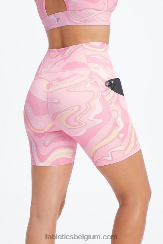 basilicum/grizzly vrouwen oasis pureluxe hoog getailleerde 6'' short 13 Fabletics LH20J300