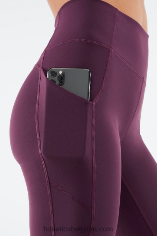 bessenkus / citroencrème vrouwen oasis zakbroek met hoge taille 9