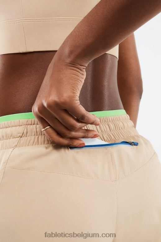 ceder/parkiet/elektrisch blauw vrouwen adem mid-rise lopen kort Fabletics LH20J271
