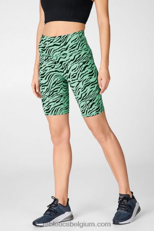 collegiaal marineblauw/klassiek wit vrouwen definiëren powerhold high-waisted 9'' short 20 Fabletics LH20J346