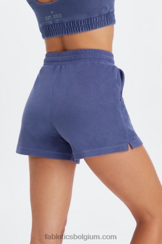 diep kobalt/aloë vrouwen go-to vintage sweatshort Fabletics LH20J489