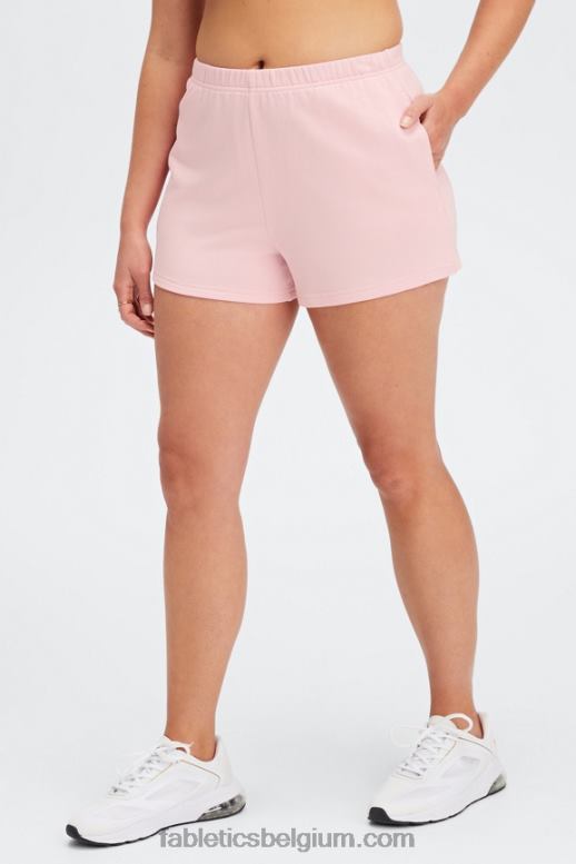 diep kobalt/aloë vrouwen lichtgewicht go-to slim sweatshort Fabletics LH20J381
