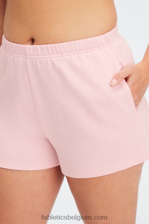 diep kobalt/aloë vrouwen lichtgewicht go-to slim sweatshort Fabletics LH20J381