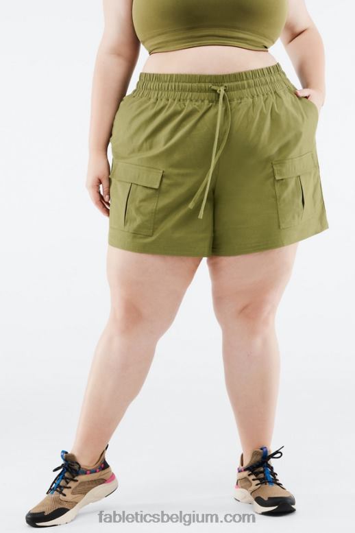 diepe marine/atletische club vrouwen Camden Cargo kort Fabletics LH20J559