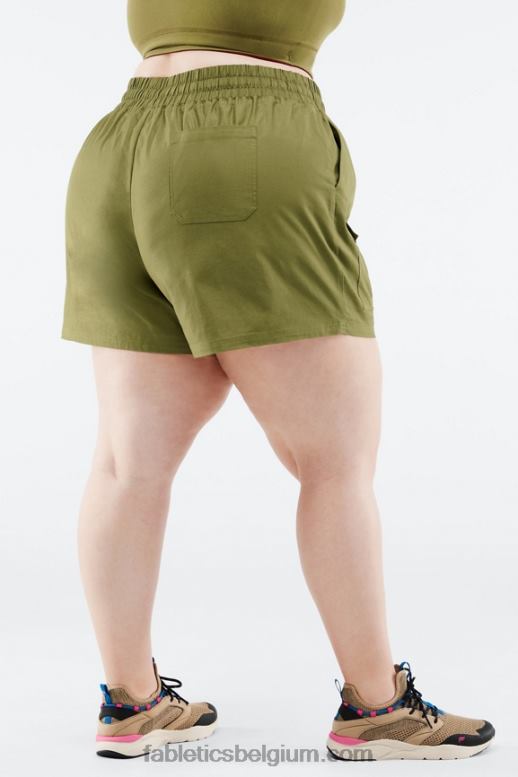 diepe marine/atletische club vrouwen Camden Cargo kort Fabletics LH20J559