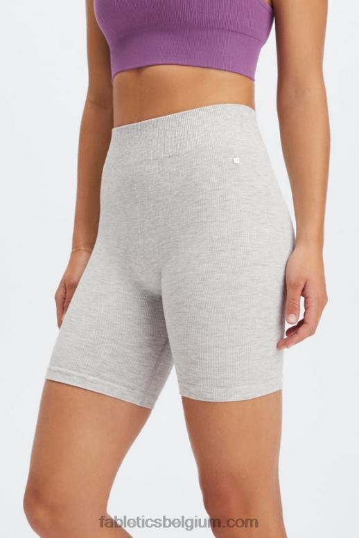 dieprode folie stardust/goud vrouwen wolk naadloze high-waisted 7 "short Fabletics LH20J445