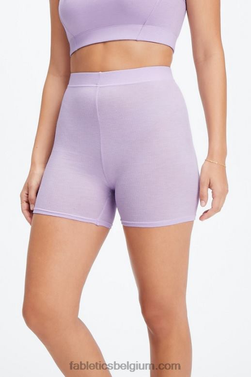 donkere pasta/goud vrouwen restoreknit slim short Fabletics LH20J401