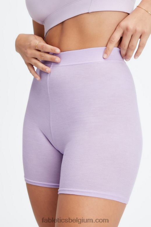 donkere pasta/goud vrouwen restoreknit slim short Fabletics LH20J401