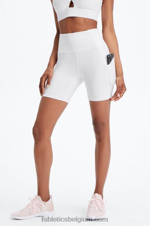 dreamicle/citroencrème/cool mint vrouwen oasis pureluxe hoog getailleerde 6'' short 13 Fabletics LH20J301