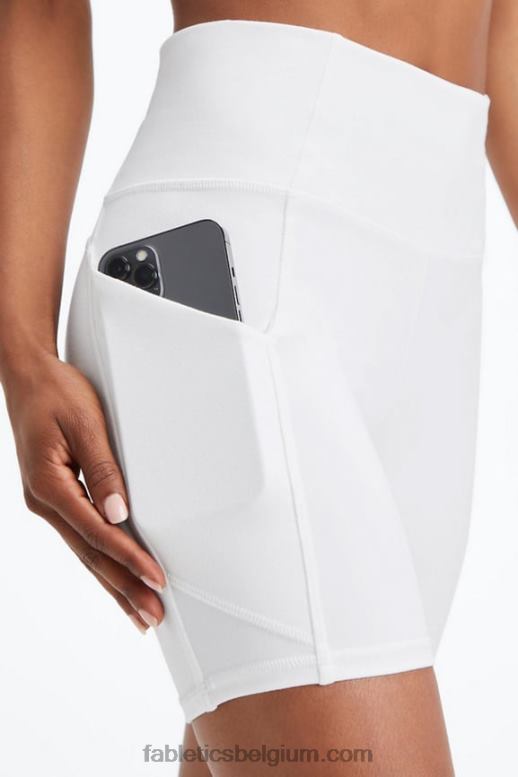 dreamicle/citroencrème/cool mint vrouwen oasis pureluxe hoog getailleerde 6'' short 13 Fabletics LH20J301