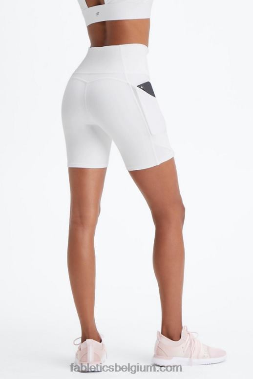 dreamicle/citroencrème/cool mint vrouwen oasis pureluxe hoog getailleerde 6'' short 13 Fabletics LH20J301