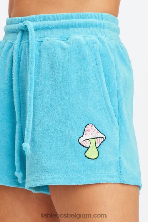 droomlandschap/regenwolk vrouwen handdoek badstof paddestoel kort Fabletics LH20J502