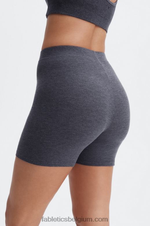 duinen/maanblauw vrouwen restoreknit slim short Fabletics LH20J404