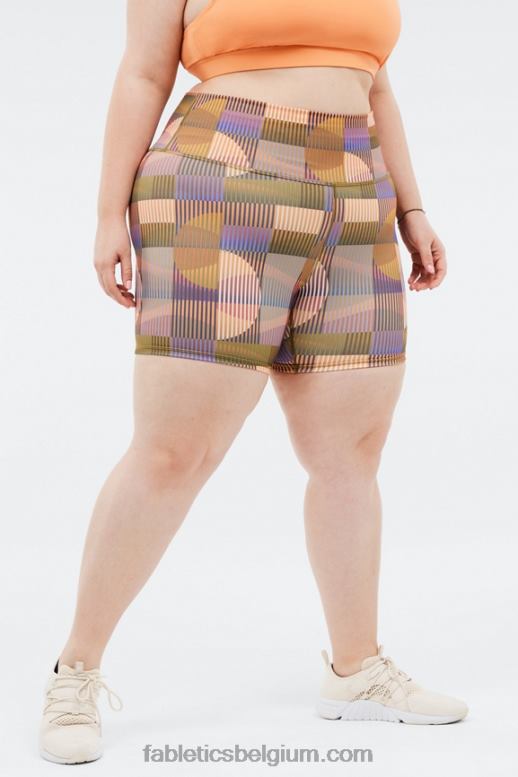 eiland ontsnapping / atletische club vrouwen definiëren high-waisted korte 6'' Fabletics LH20J583