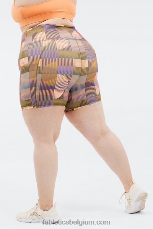 eiland ontsnapping / atletische club vrouwen definiëren high-waisted korte 6'' Fabletics LH20J583