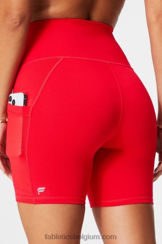 eiland ontsnapping/oranje nectar vrouwen powerhold ultra hw 6'' kort voor onderweg Fabletics LH20J387