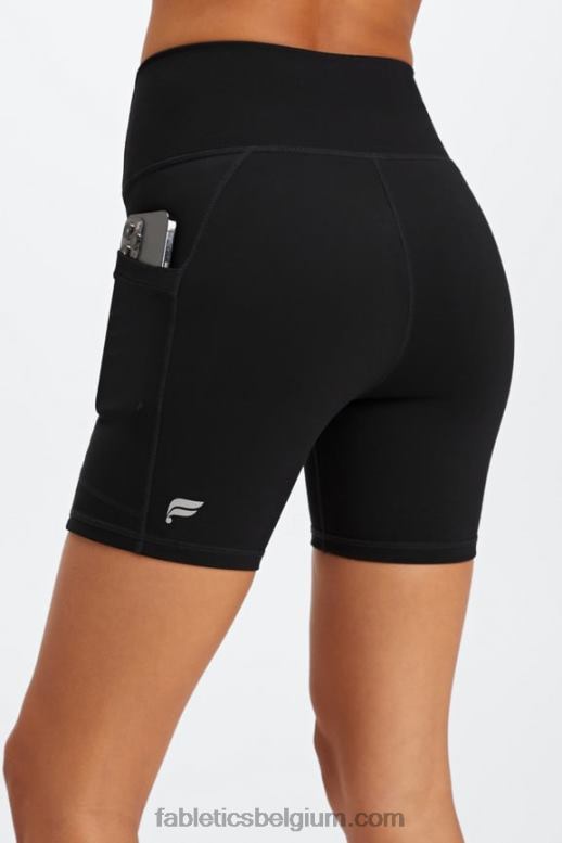 eiland ontsnapping/reflecterend logo vrouwen on-the-go powerhold high-waisted 6'' short 5 Fabletics LH20J248