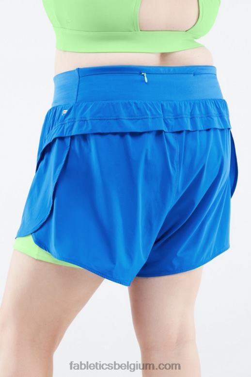 elektrisch blauw/parkiet vrouwen Austyn komt te kort Fabletics LH20J572